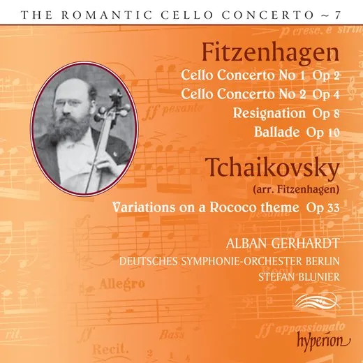 The Romantic Cello Concerto, Volume 7: Fitzenhagen: Cello Concerto no. 1, op. 2 / Cello Concerto no. 2, op. 4 / Resignation, op. 8 / Ballade, op. 10 / Tchaikovsky: Variations on a Rococo Theme, op. 33
