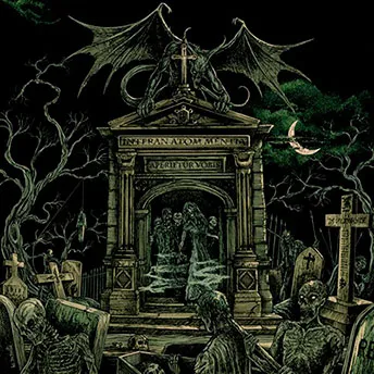 In The Veils Of Death / Pandemonium von Interment – Album Cover