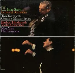Two Twentieth Century Masterpieces: Violin Concertos von Isaac Stern – Album Cover