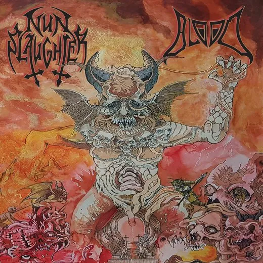 Nunslaughter / Blood von Blood – Album Cover