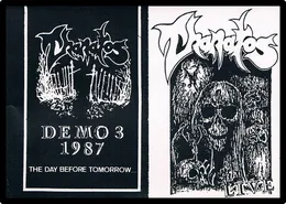 Demo 3 1987 + Official Live Tape 1987 von Thanatos – Album Cover