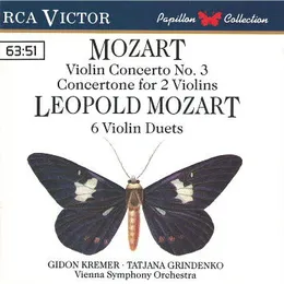 Mozart: Violin Concerto no. 3 / Concertone for 2 Violins / L. Mozart: 6 Violin Duets von Татьяна Гринденко – Cover