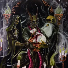 Trinity of Luciferian Illumination von Sarkrista – Album Cover