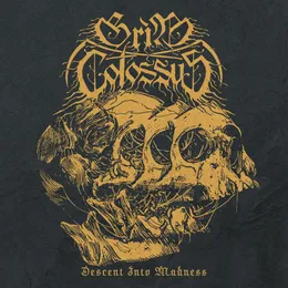 Descent Into Madness von Grim Colossus – Album Cover