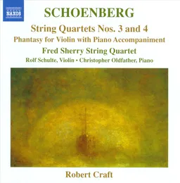 String Quartets nos. 3 and 4 / Phantasy for Violin with Piano Accompaniment von Fred Sherry String Quartet – Album Cover