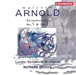 Symphonies no. 1 & no. 2 von Malcolm Arnold – Album Cover