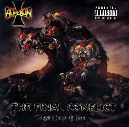 The Final Conflict: Last Days of God von Acheron – Album Cover