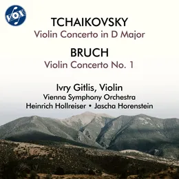 Tchaikovsky: Violin Concerto / Bruch: Violin Concerto no. 1 von Ivry Gitlis – Album Cover