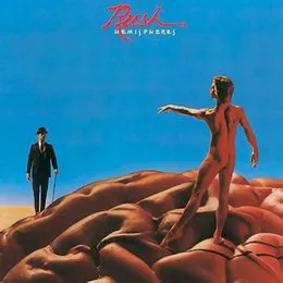 Hemispheres von Rush – Album Cover