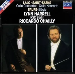 Lalo, Saint‐Saëns: Cello Concertos / Fauré: Élégie von Lynn Harrell – Album Cover