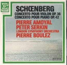 Concerto pour violon, op. 36 / Concerto pour piano, op. 42 von Peter Serkin – Album Cover