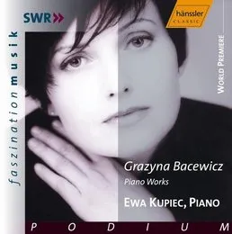 Piano Works von Grażyna Bacewicz – Album Cover