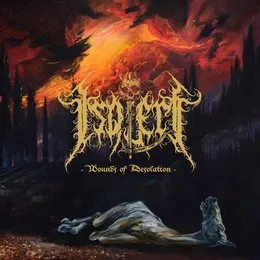 Wounds of Desolation von Isolert – Album Cover