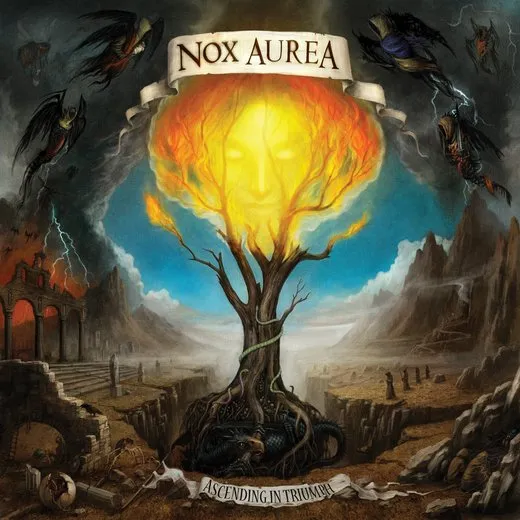 Ascending in Triumph von Nox Aurea – Album Cover