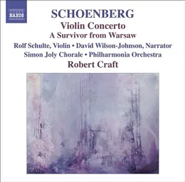 Violin Concerto / A Survivor from Warsaw von David Wilson‐Johnson – Album Cover