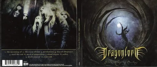 Black Wings of Destiny von Dragonlord – Album Cover