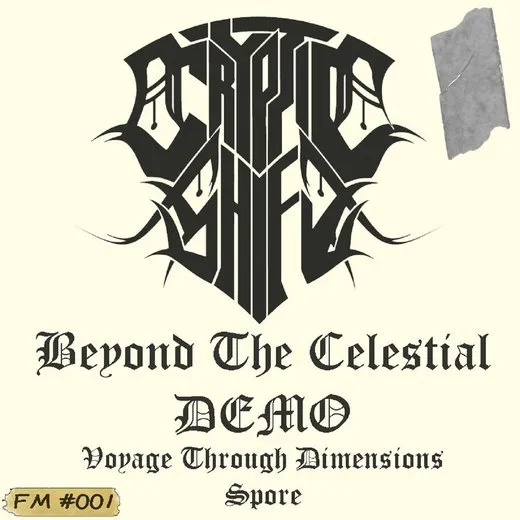 Beyond the Celestial Demo von Cryptic Shift – Album Cover