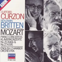 Piano Concertos no. 20, K466 & no. 27, K595 von Benjamin Britten – Album Cover