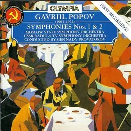 Symphonies nos. 1 & 2 von Гавриил Попов – Cover