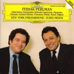 Saint‐Saëns: Introduction & Rondo Capriccioso / Havanaise / Sarasate: Carmen‐Fantasy / Chausson: Poème / Ravel: Tzigane von Ernest Chausson – Album Cover