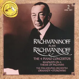 Rachmaninoff Plays Rachmaninoff: The 4 Piano Concertos von Сергей Васильевич Рахманинов – Album Cover