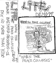 When the Peace Collapses von Life – Album Cover