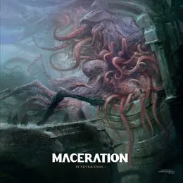 It Never Ends... von Maceration – Album Cover
