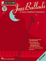 Jazz Play Along, Volume 4: Jazz Ballads — 9 Jazz Ballad Classics von Hal Leonard – Album Cover