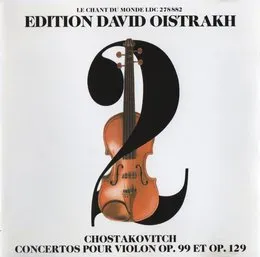 Concertos Pour Violon Op. 99 Et Op. 129 von Академический симфонический оркестр Московской филармонии – Album Cover