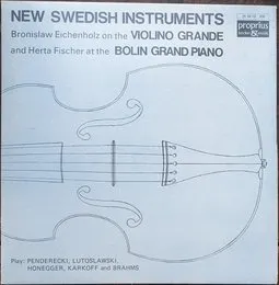 New Swedish Instruments: Violino grande, Bolin Grand Piano von Krzysztof Penderecki – Album Cover