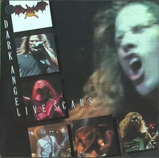 Live Scars von Dark Angel – Album Cover
