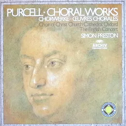 Choral Works von Simon Preston – Album Cover