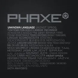 Unknown Language von Phaxe – Album Cover