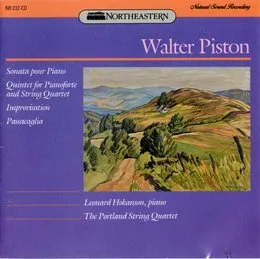Sonata pour Piano / Quintet for Pianoforte and String Quartet / Improvisation / Passacaglia von Walter Piston – Album Cover