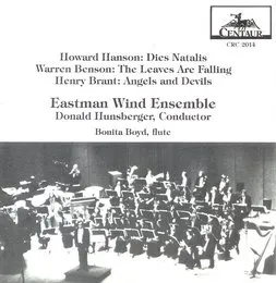 Hanson: Dies Natalis / Benson: The Leaves Are Falling / Brant: Angels and Devils von Henry Brant – Album Cover