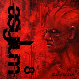 Repressed von Asylum 8 – Album Cover