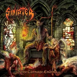 The Carnage Ending von Sinister – Album Cover