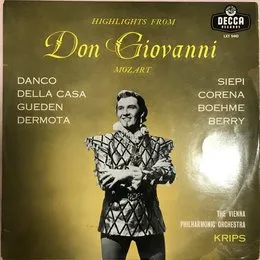 Don Giovanni von Hilde Güden – Album Cover