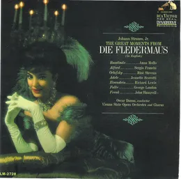 The Great Moments from Die Fledermaus von Anna Moffo – Album Cover