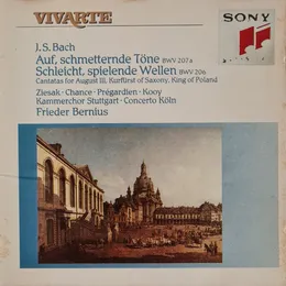 Auf, schmetternde Töne, BWV 207a / Schleicht, spielende Wellen, BWV 206 von Frieder Bernius – Album Cover