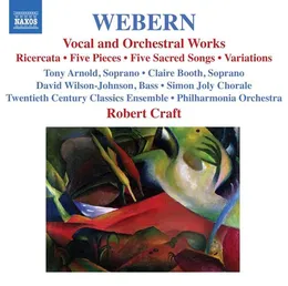 Vocal and Orchestral Works von Robert Craft – Album Cover