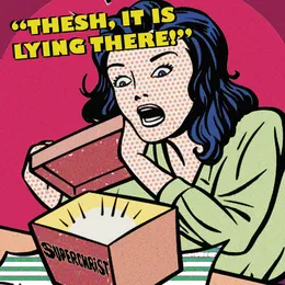 Thesh, It Is Lying There von Superchrist – Cover