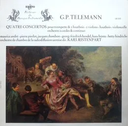 Quatre concertos von Georg Philipp Telemann – Album Cover