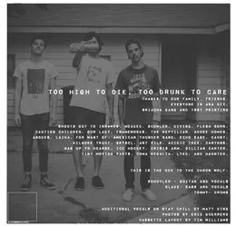 Too High to Die, Too Drunk to Care von Weakness – Album Cover
