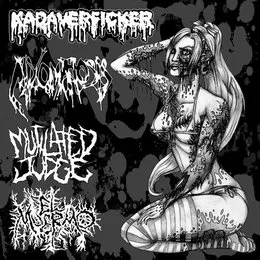 Kadaverficker / Mixomatosis / Mutilated Judge / El Muermo von Mixomatosis – Album Cover