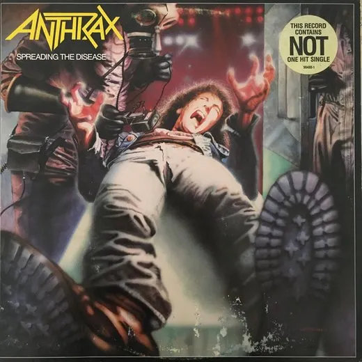 Spreading the Disease von Anthrax – Album Cover
