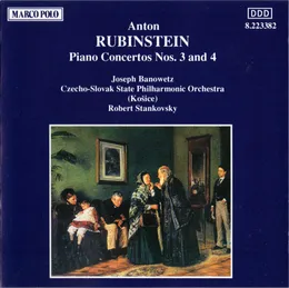 Piano Concertos nos. 3 and 4 von Антон Григорьевич Рубинштейн – Album Cover