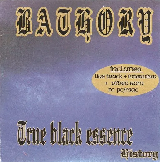 True Black Essence: History von Bathory – Album Cover