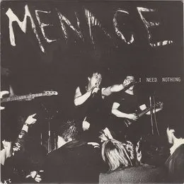 I Need Nothing von Menace – Cover