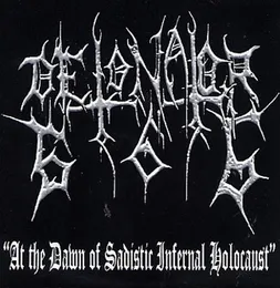 At the Dawn of Sadistic Infernal Holocaust von Detonator666 – Album Cover